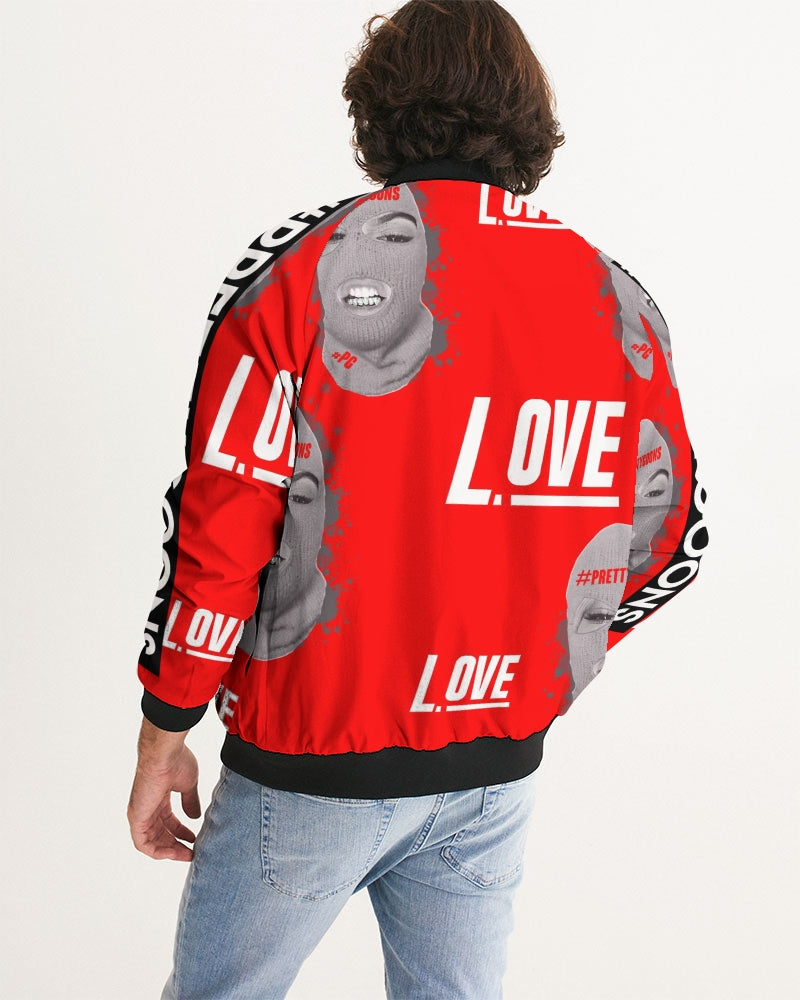 Pretty Goons RED Love  Men's Bomber Jacket