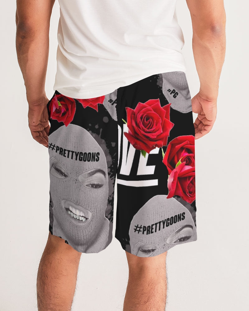 Love BLACK Men's Jogger Shorts ROSE