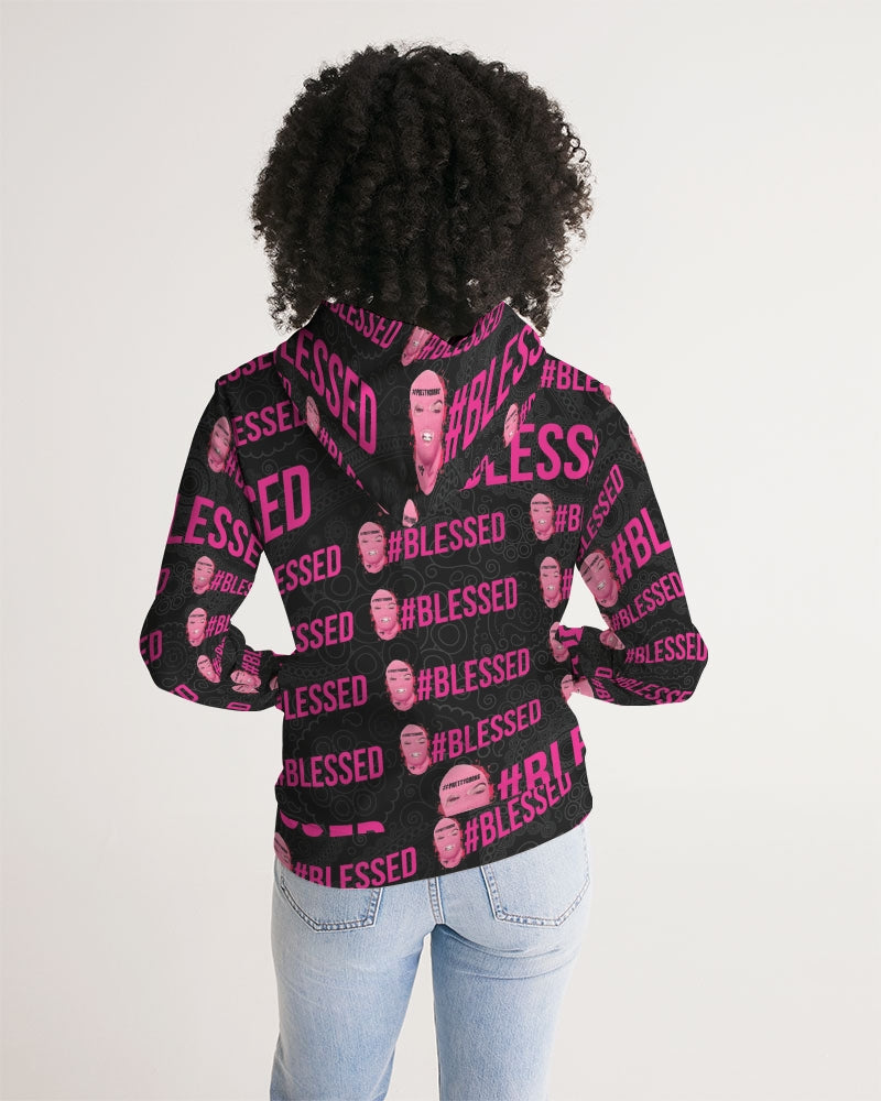 Pretty Goons - #Blessed Black Women's Hoodie
