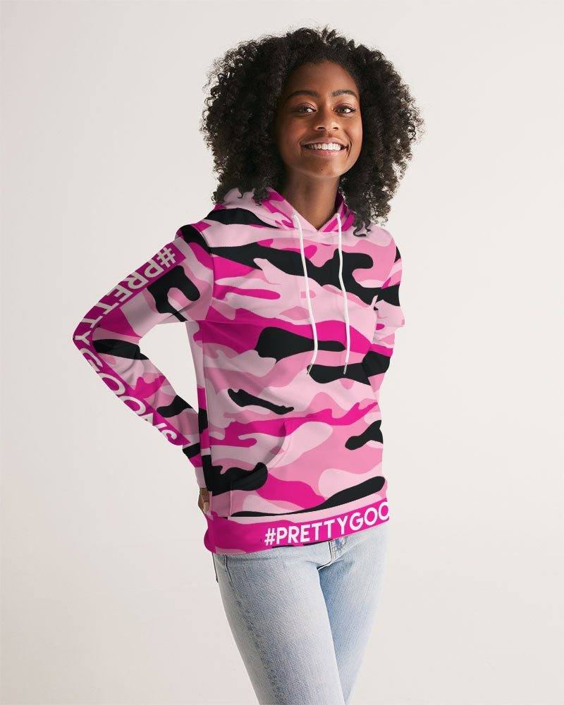 Pretty Goons Pink Camo Women's Hoodie