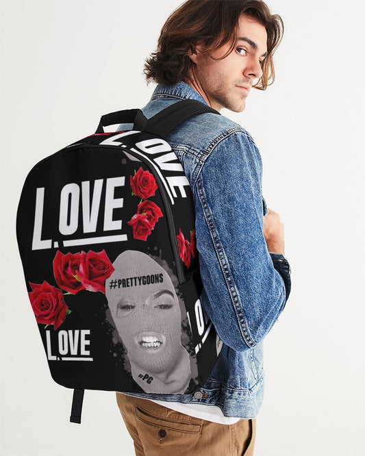 Love BLACK Large Backpack ROSE