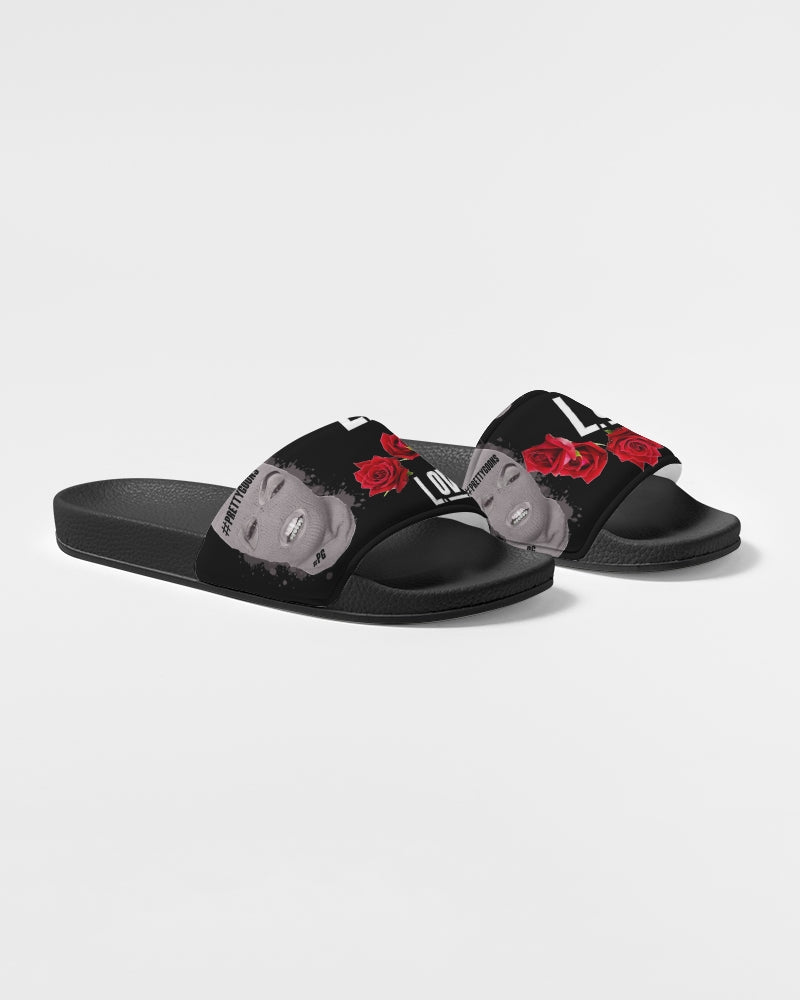 Pretty Goons Love BLACK Men's Slide Sandal