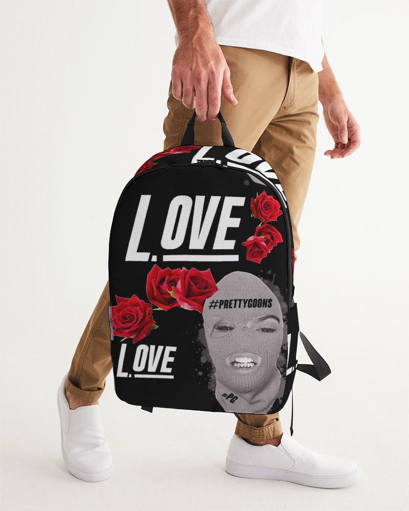 Love BLACK Large Backpack ROSE