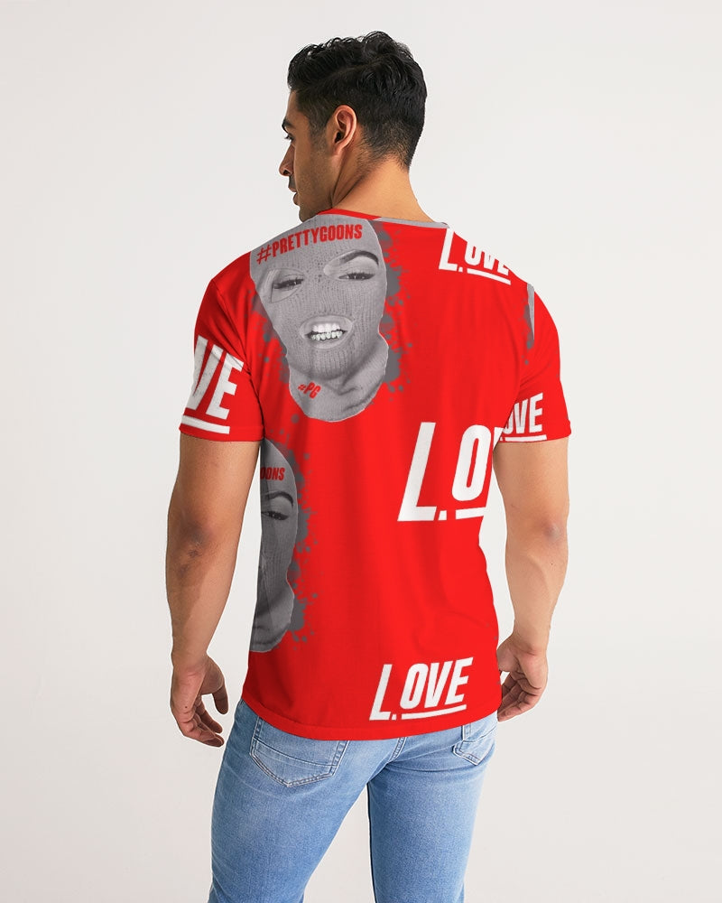 Pretty Goons RED Love  Men's Tee