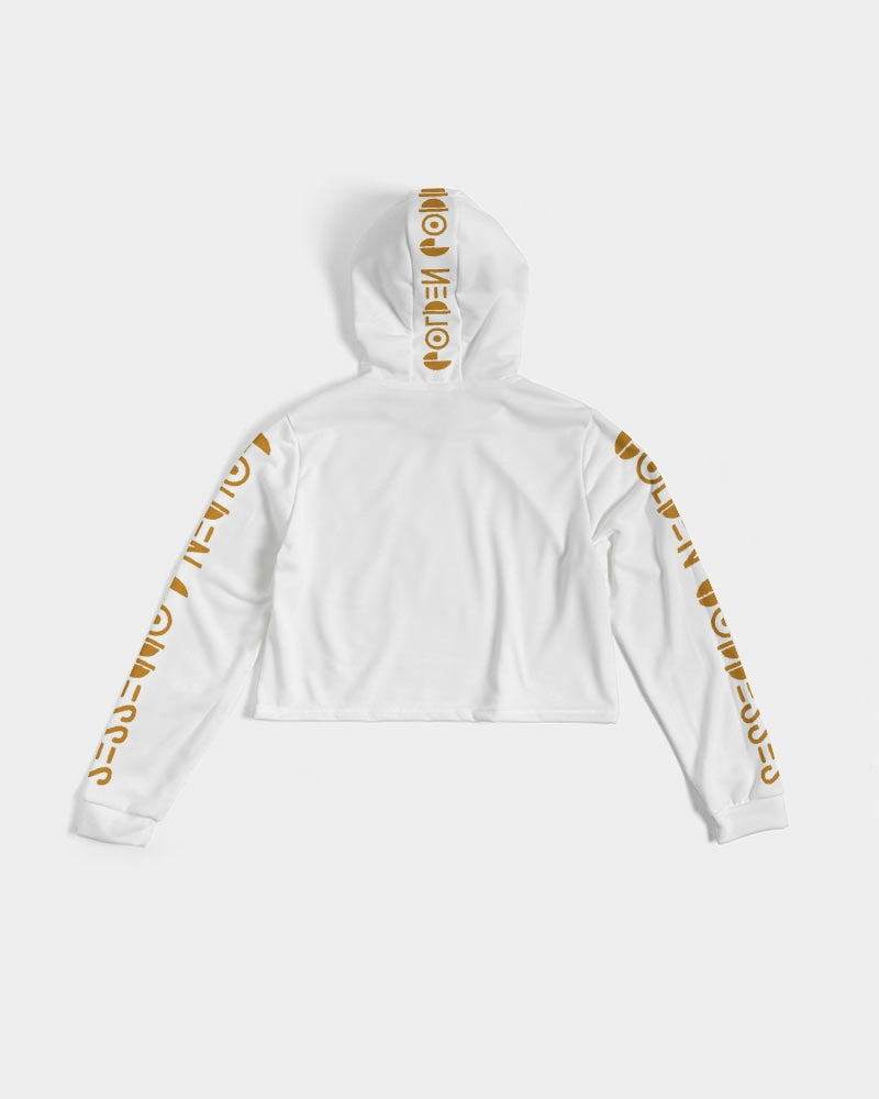 Golden Goddesses Part II Women's Cropped Hoodie