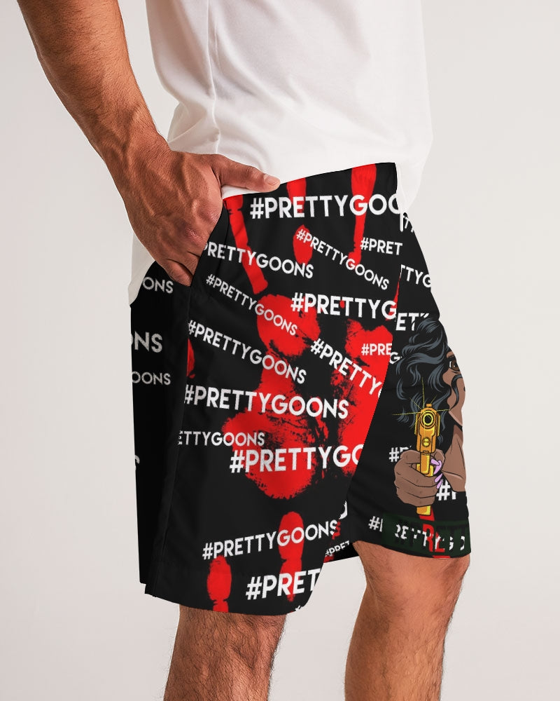 HIGH FIVE RED Men's Jogger Shorts