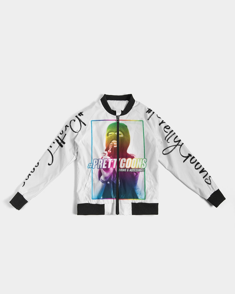 Pretty Goons Rainbow Guns Women's Bomber Jacket