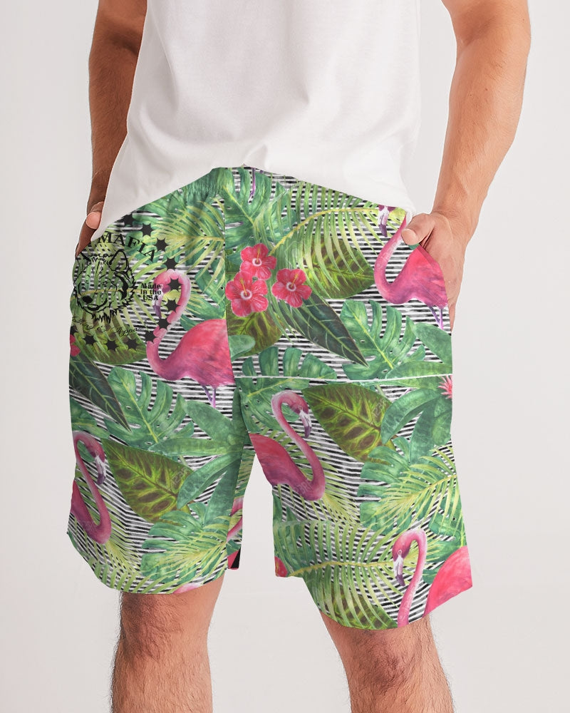 Flamingos Men's Jogger Shorts