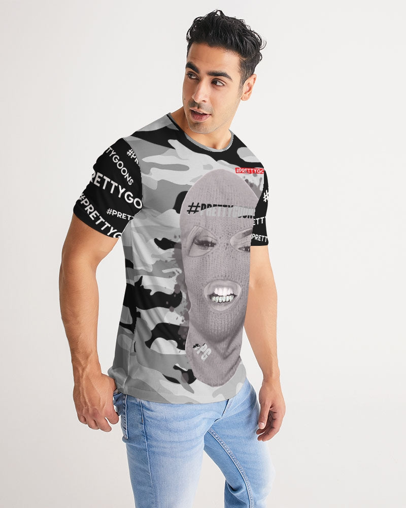PRETTY GOONS GREY CAMO Men's Tee