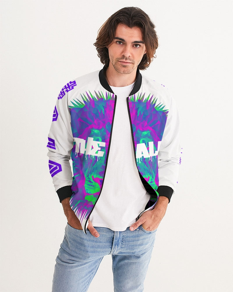 American Lion Association: Ethan Chapter 1 (Purple/Green) Men's Bomber Jacket