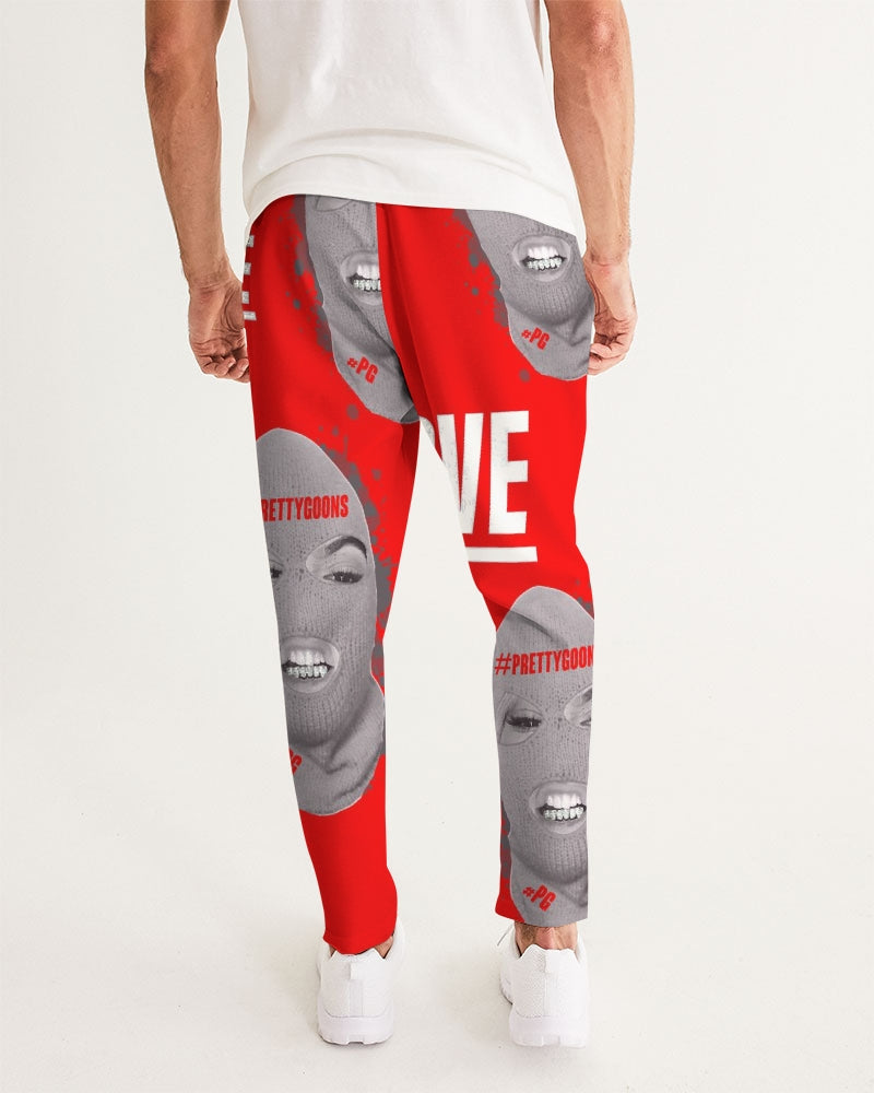 Pretty Goons RED Love  Men's Joggers