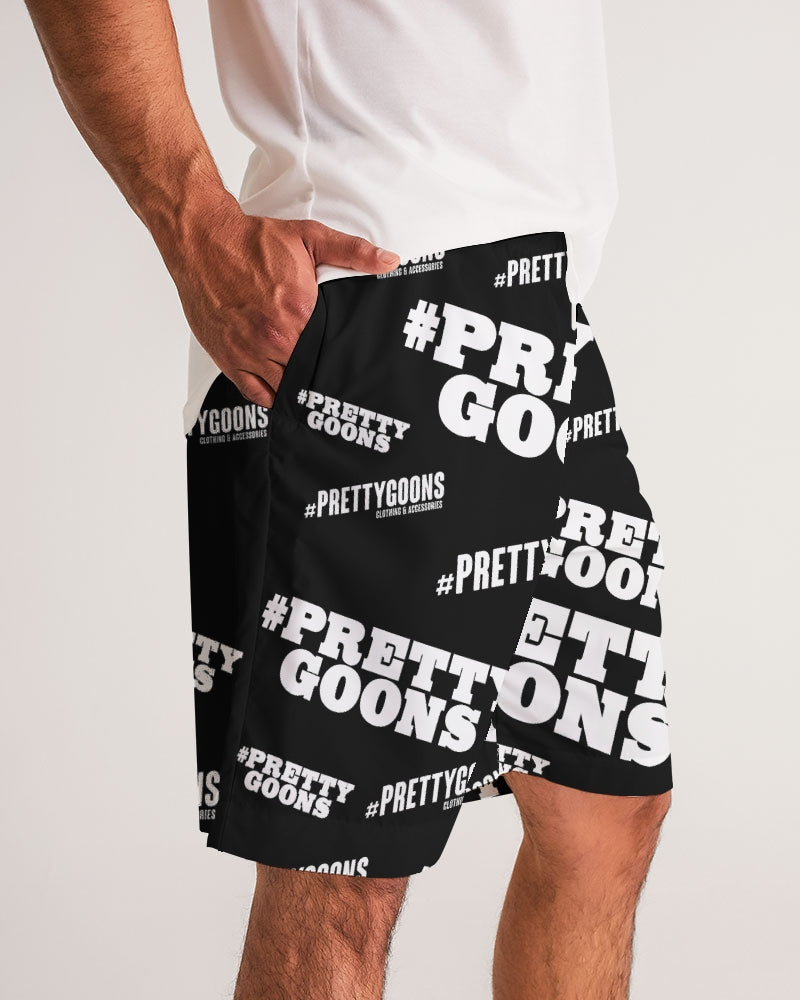 Pretty Goons Duped BLACK Men's Jogger Shorts