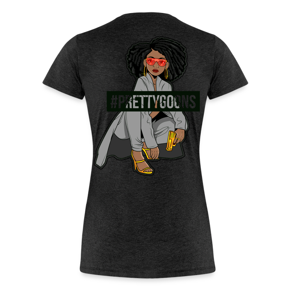 PRETTY GOONS HASHTAG SUP Women’s Premium T-Shirt - charcoal grey