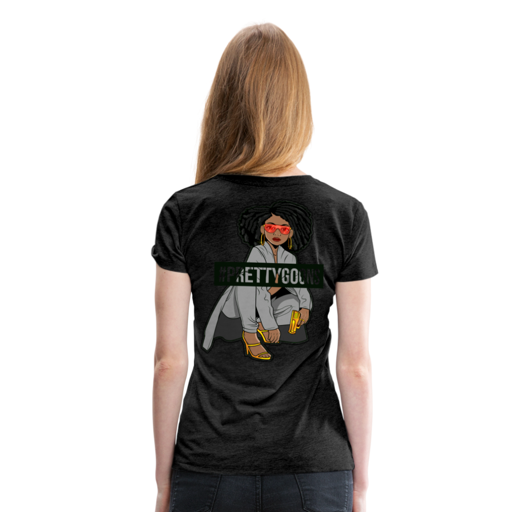 PRETTY GOONS HASHTAG SUP Women’s Premium T-Shirt - charcoal grey