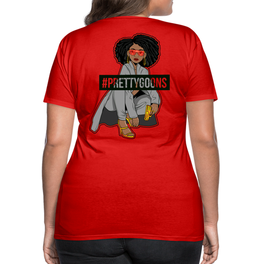PRETTY GOONS HASHTAG SUP Women’s Premium T-Shirt - red