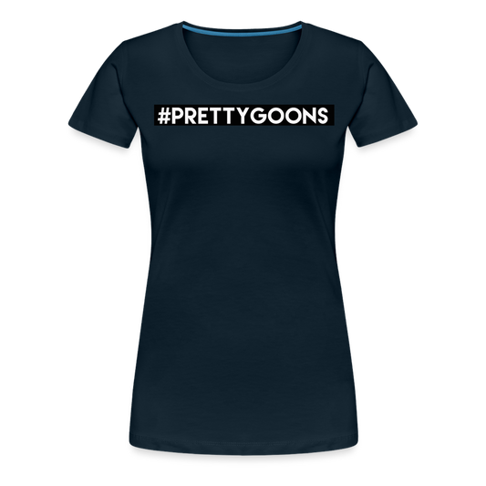 PRETTY GOONS PANTHER Women’s Premium T-Shirt - deep navy