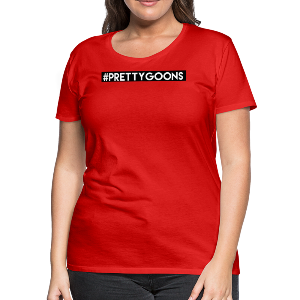 PRETTY GOONS PANTHER Women’s Premium T-Shirt - red
