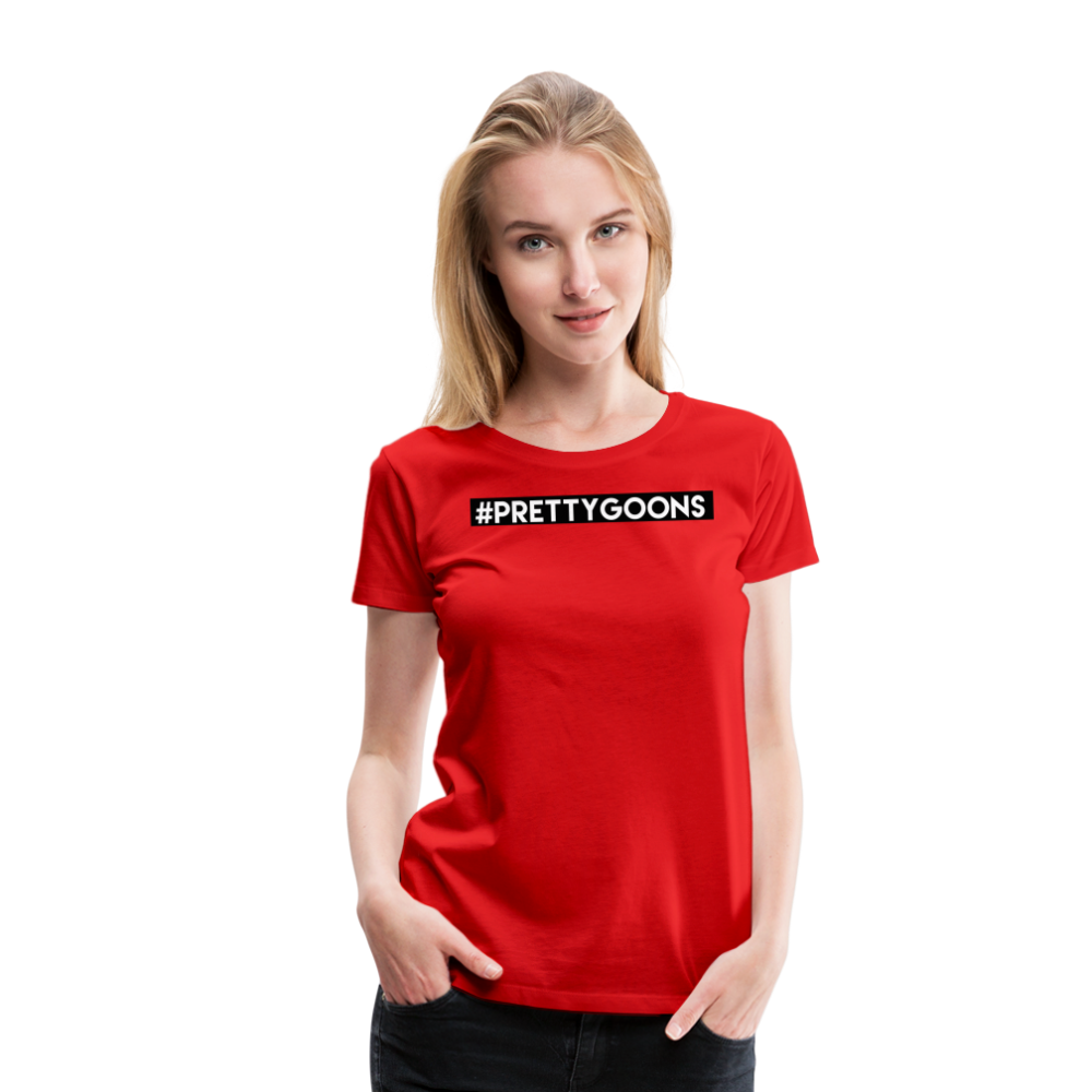 PRETTY GOONS PANTHER Women’s Premium T-Shirt - red