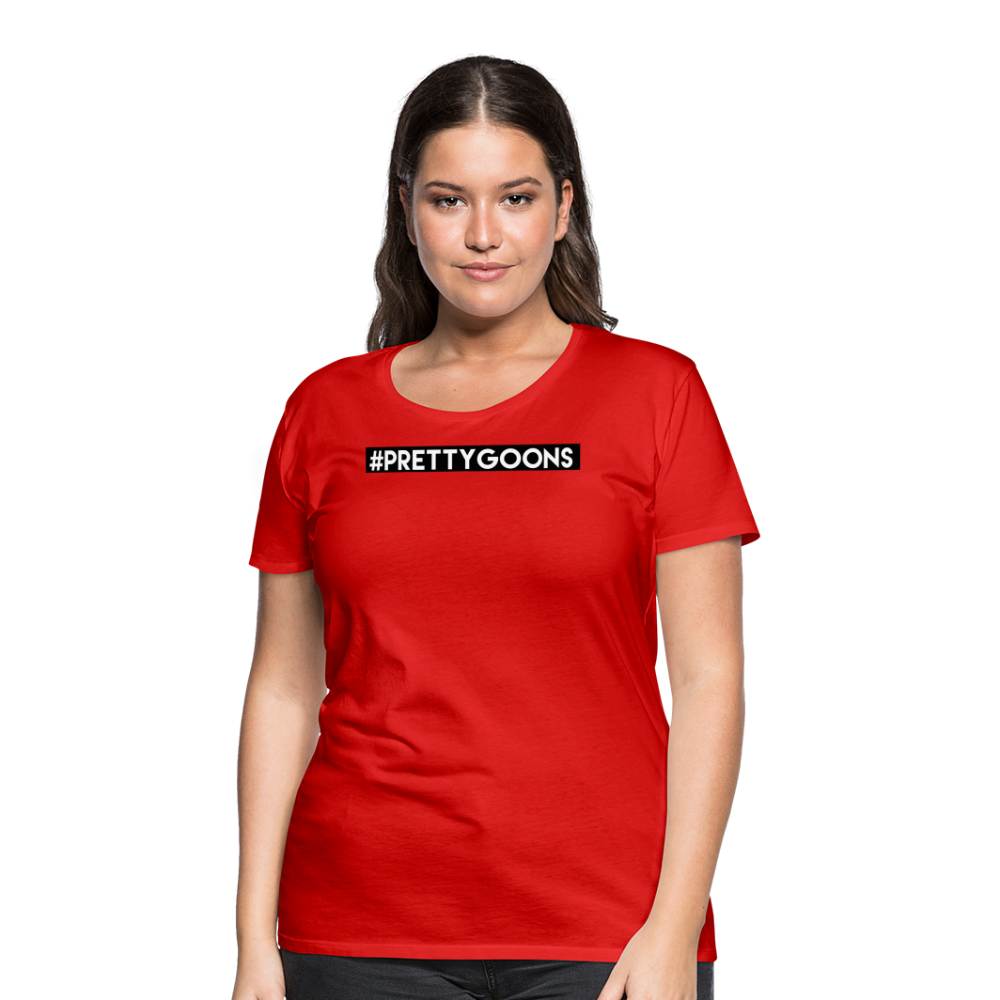 PRETTY GOONS PANTHER Women’s Premium T-Shirt - red