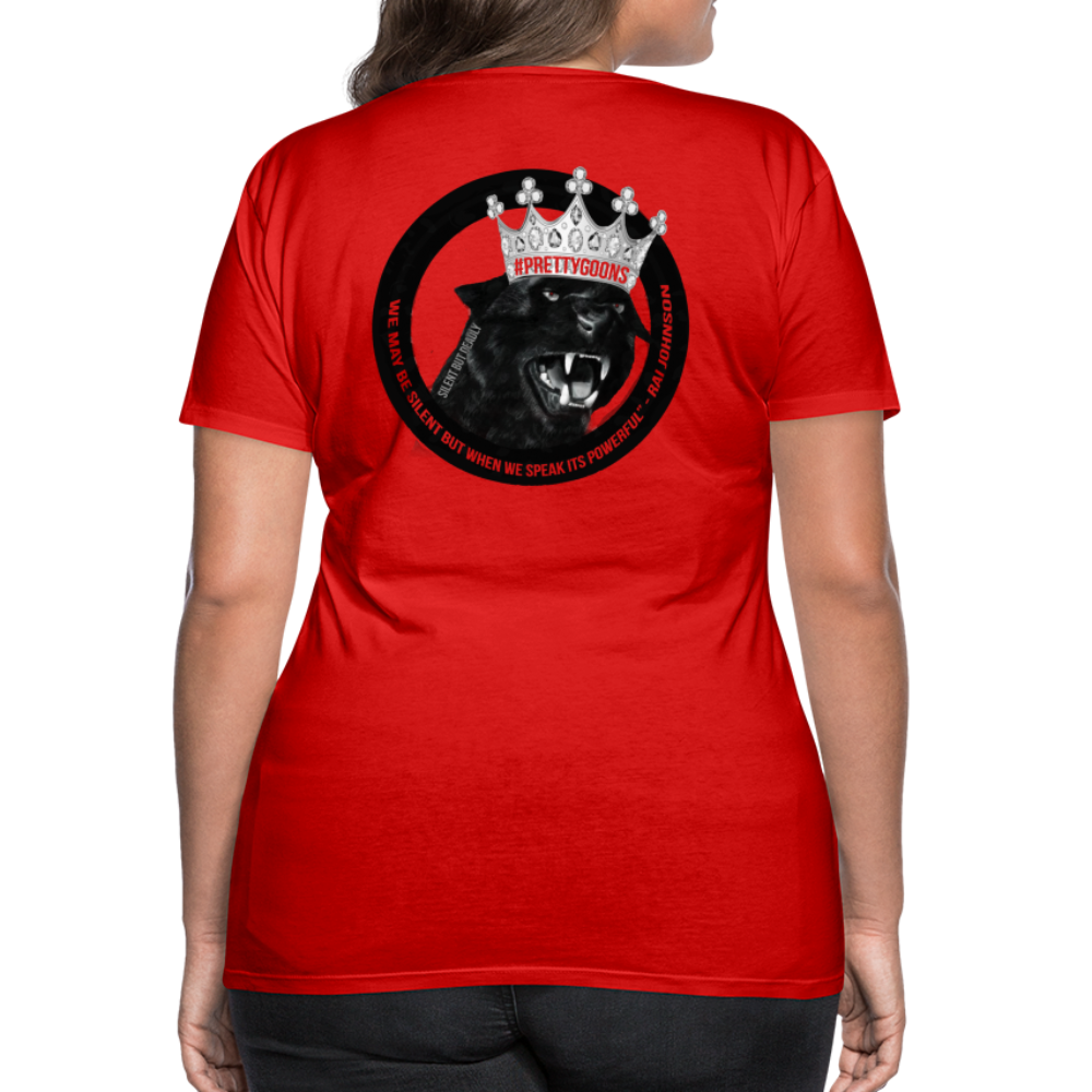 PRETTY GOONS PANTHER Women’s Premium T-Shirt - red