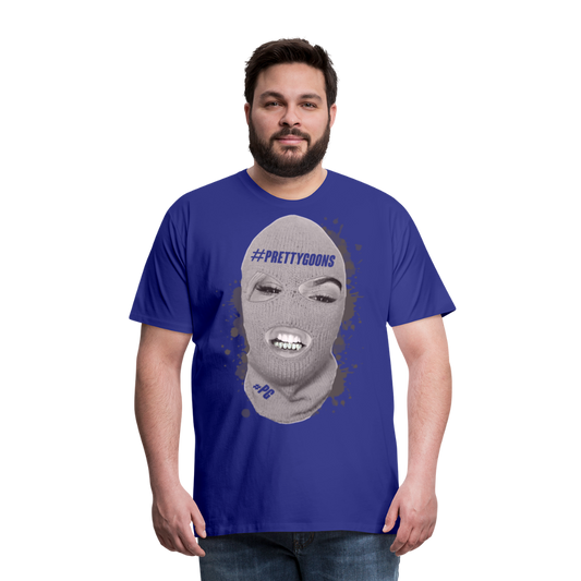 PRETTY GOONS BIG SKI MASK Men's Premium T-Shirt - royal blue